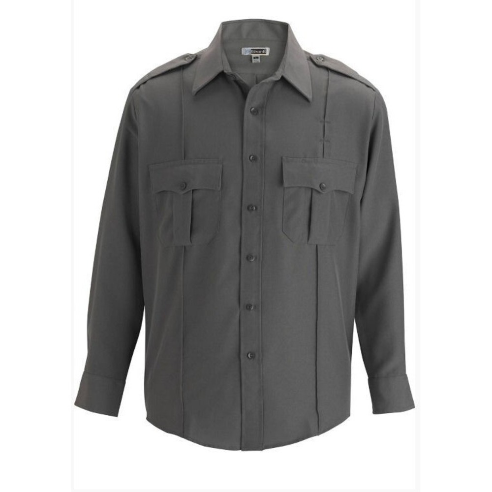 Edwards Long Sleeve Security Shirt -‎ Nickle Gray - Sz XS - Style #1275